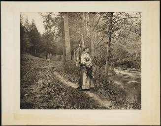 In the Woods (with figure of woman)