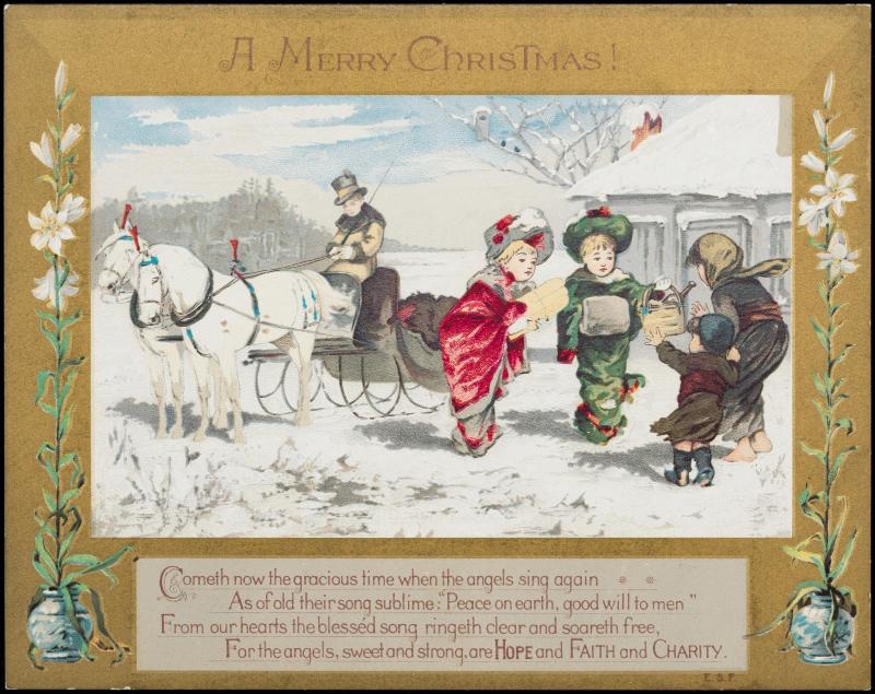 Christmas Card: Cometh now the gracious One