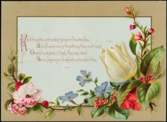 Birthday Card: Kind Thoughts