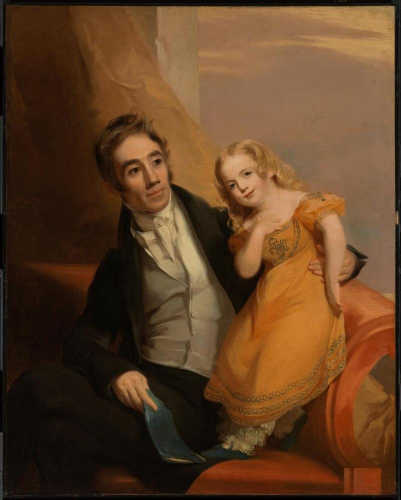 Victor René Value and His Daughter Charlotte