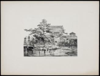 Temple Forecourt, Edo