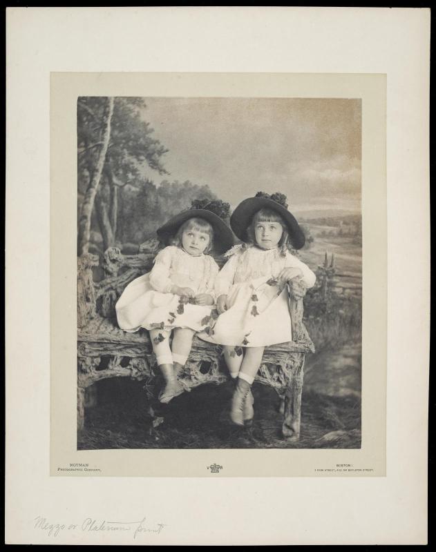 Portrait Group of Two Girls