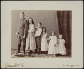 Group of six children