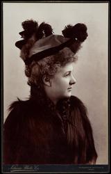 Portrait of a young lady, bust