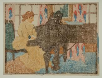 Woman Playing a Piano