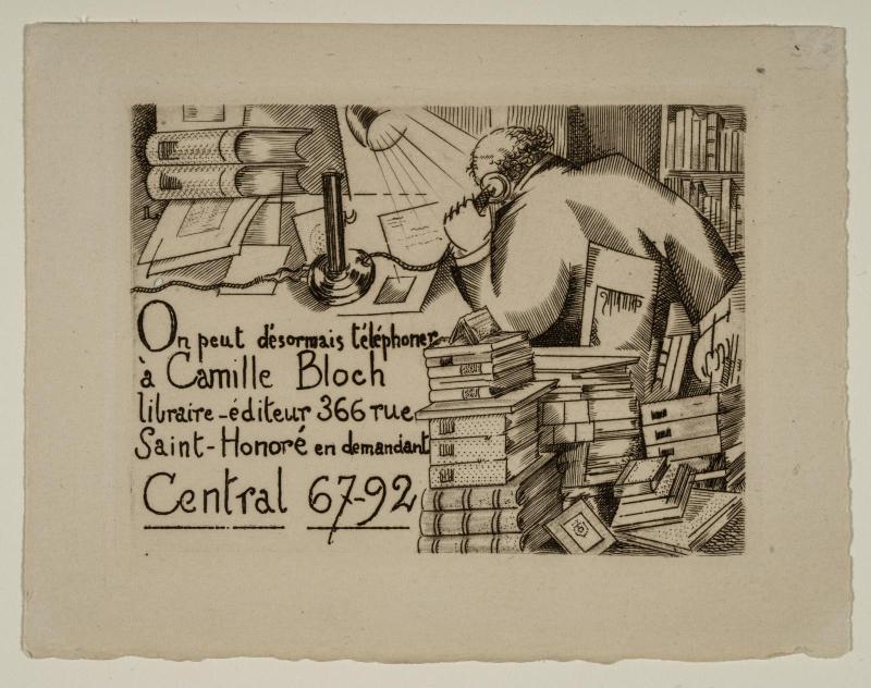 Trade card for Camille Bloch, 2nd state