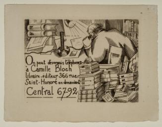 Trade card for Camille Bloch, 2nd state