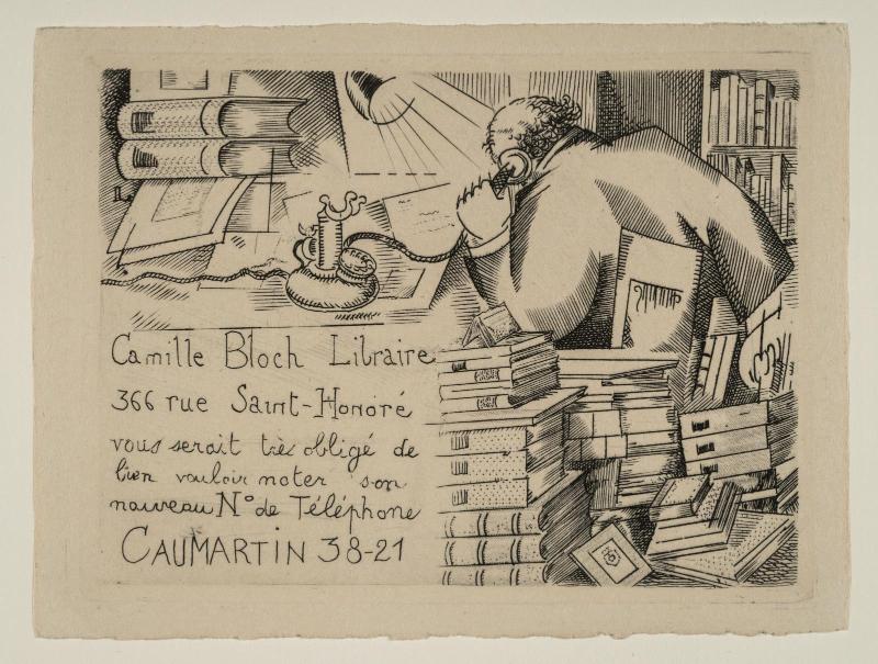 Trade card for Camille Bloch, 3rd state