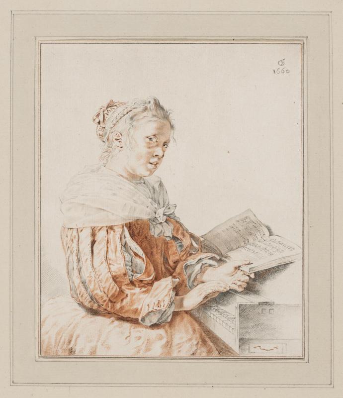 Young Woman at a Keyboard