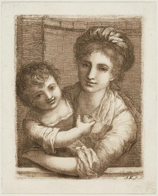 Woman Holding a Child