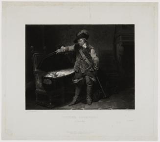 Cromwell, Oliver, at the coffin of Charles I