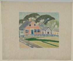 Houses and Blue Fence (Blue Fence #2)