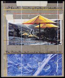 The Accordion-Fold Book for The Umbrellas, Joint Project for Japan and U.S.A.