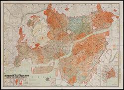 Map of the Path of the Conflagration from the Great Earthquake in the Imperial Capital