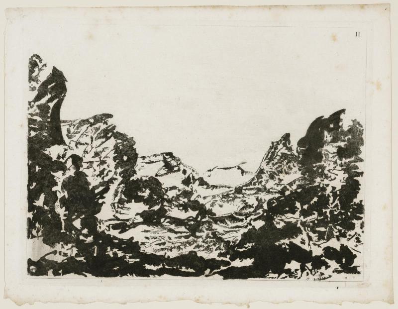 A blot of the first (to 16th) kind of composition of landscape