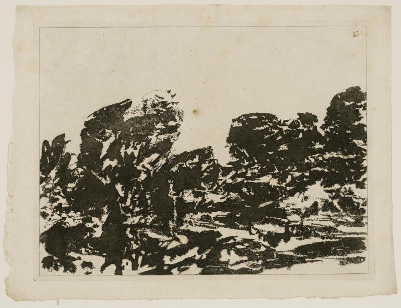A blot of the first (to 16th) kind of composition of landscape