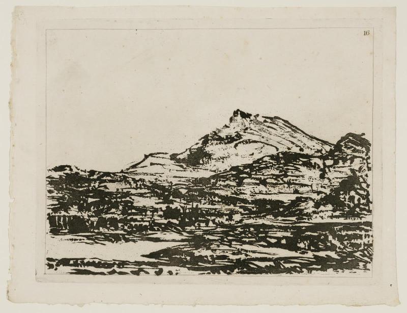A blot of the first (to 16th) kind of composition of landscape