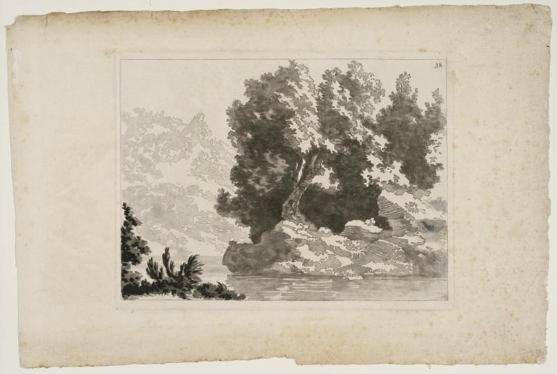 A Print Representing a Drawing made from the Preceding Blot