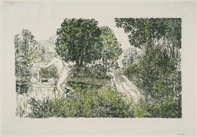 L'Album de Paysage, No. 4: Les baigneuses (Landscape with Bathers)