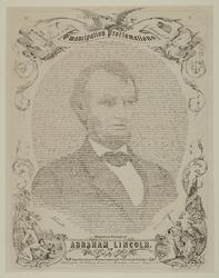Allegorical Portrait of Abraham Lincoln
