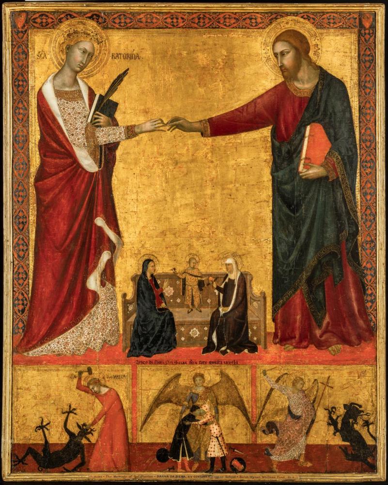 The Mystic Marriage of Saint Catherine