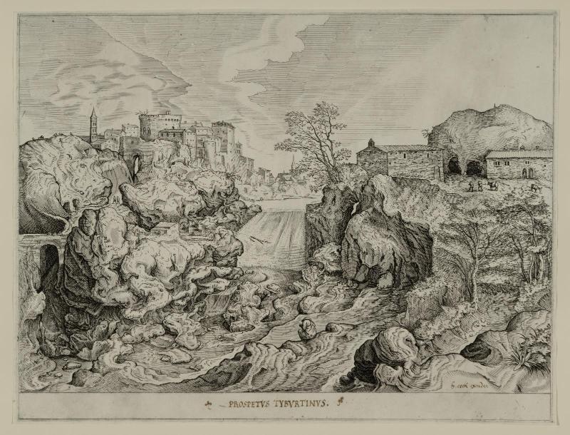View of Tivoli (Prospectus Tyburtinus; from The Large Landscapes series)