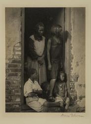 Family in Doorway
