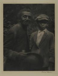 Portrait of Old Man and Young Boy