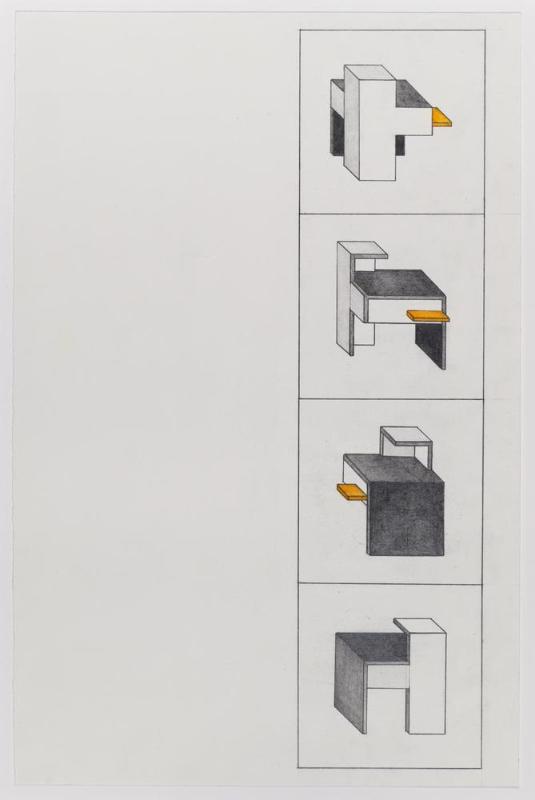 Drawings for Night Table - Nord-Sud, 1932-1934
