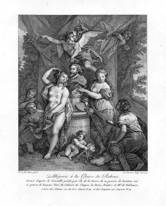 Allegory on the glory of Rubens