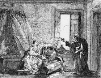 One of sixteen Picturesque Ideas on the Flight into Egypt