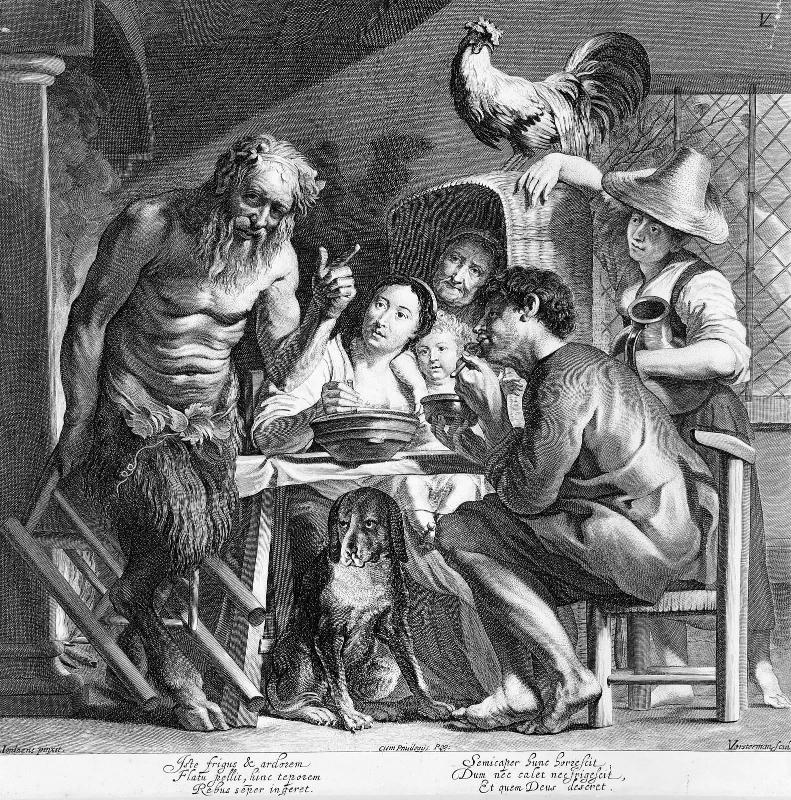 The Satyr and the peasant family