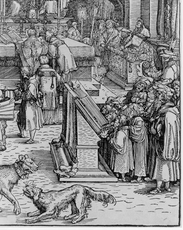 The Emperor Maximilian attending Mass