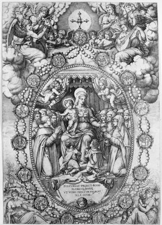 The Virgin Distributing Rosaries to Dominican Nuns and Priests