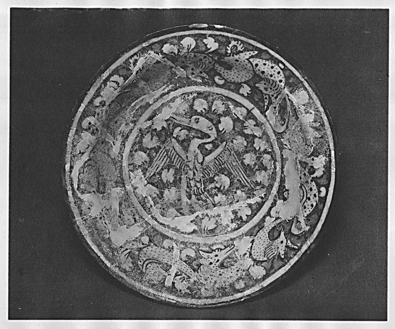 Plate with Conventionalized Bird