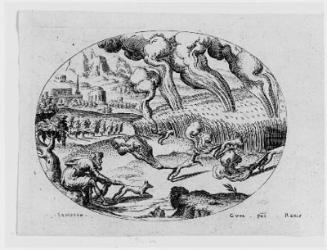 Samson Setting Fire to the Wheat Fields of the Philistines