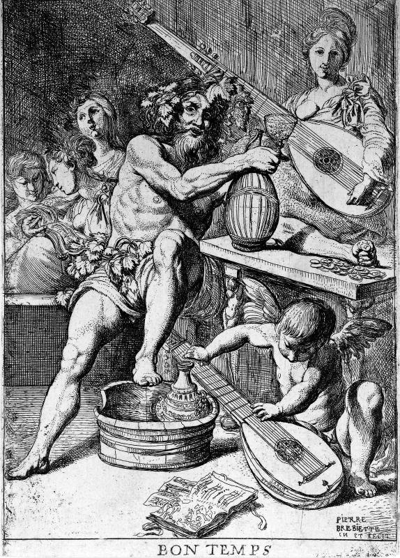 Bacchus Listening to Musicians