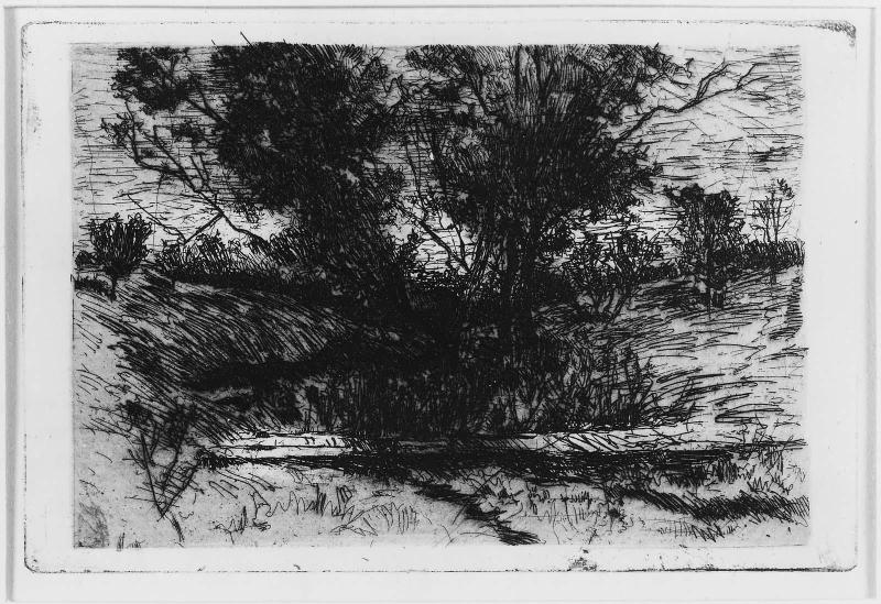 Landscape with Footbridge