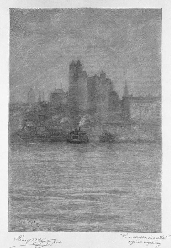 Lower New York in the Mist