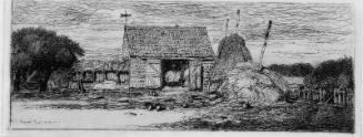 Barn-yard at East Hampton, L. I.