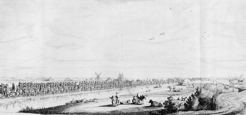 Engraving between pp. 24 & 25: The Procession along the Haarlemmerweg (from Caspar van Baerle, …