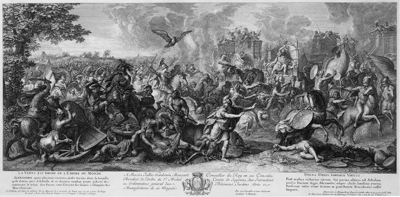The Battle of Gaugamela (The Battles of Alexander, Plate 2)