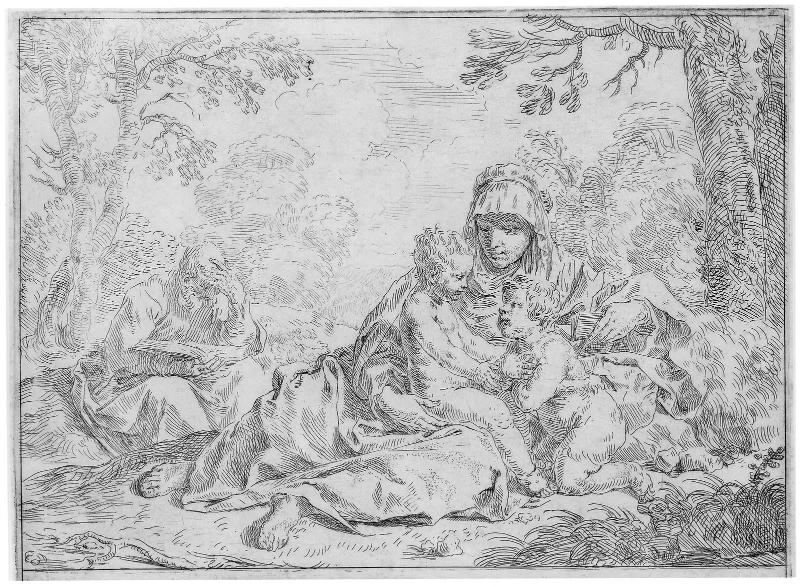 The Holy Family with the Infant St. John the Baptist
