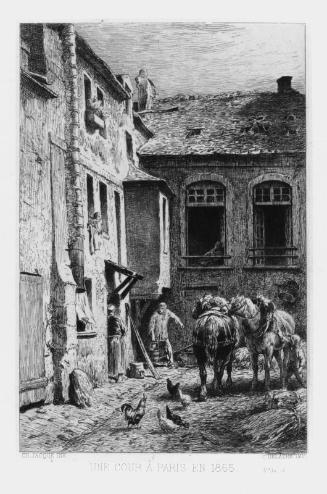 Une Cour à Paris en 1865