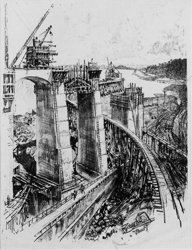 Approaches to Gatun Lock