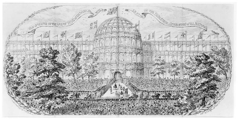 The Opening of the Great Hive of the World   (The Graet Exhibtion of 1851)