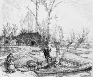 At the Flooded Marsh - The Shepherd (Au marais inondé - Le Berger)