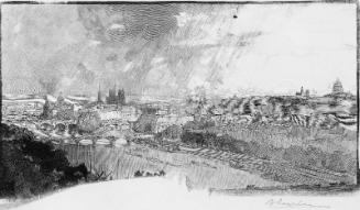 Paris, vue du pavillon de Flore