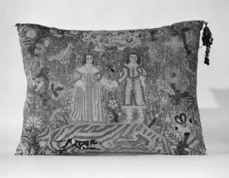 Embroidered cushion