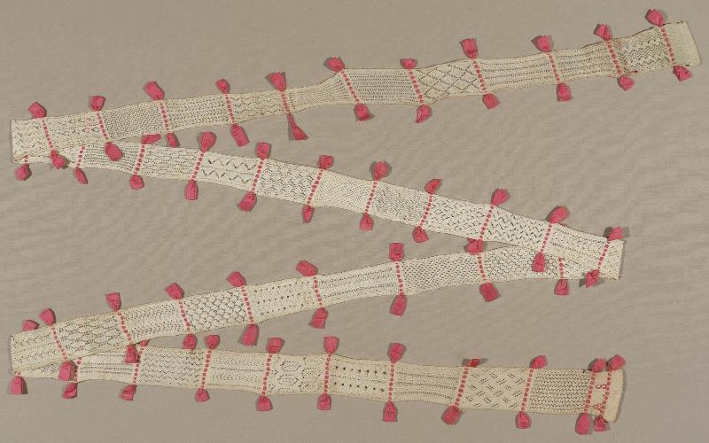 Knitting sampler